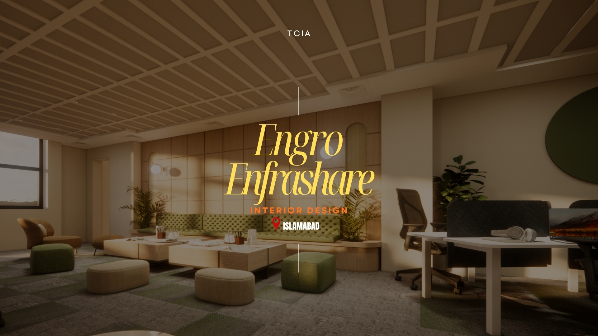 Khaak Cafe interior design project by TCIA in Pakistan