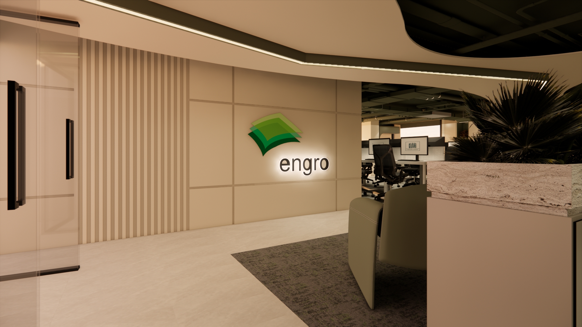engro enfrashare interior design project by TCIA in Pakistan